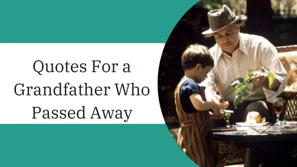 quotes for a grandfather who passed away
