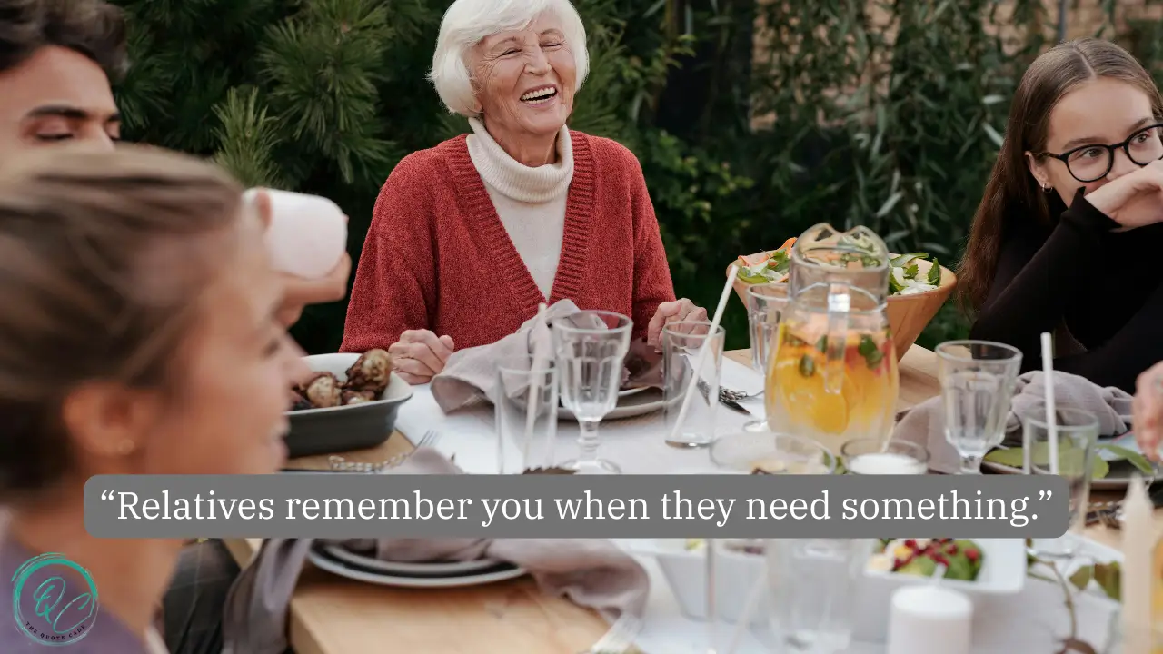 Relatives Are Just Like Other People