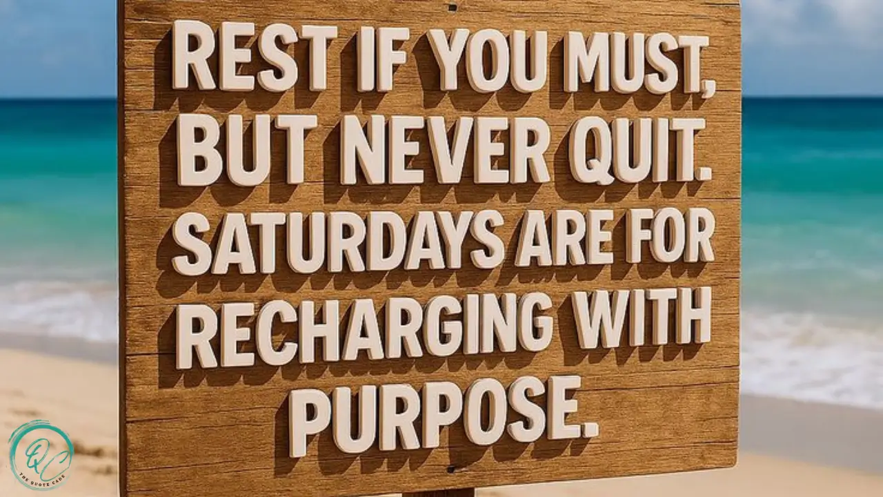 Saturday Quotes for Work