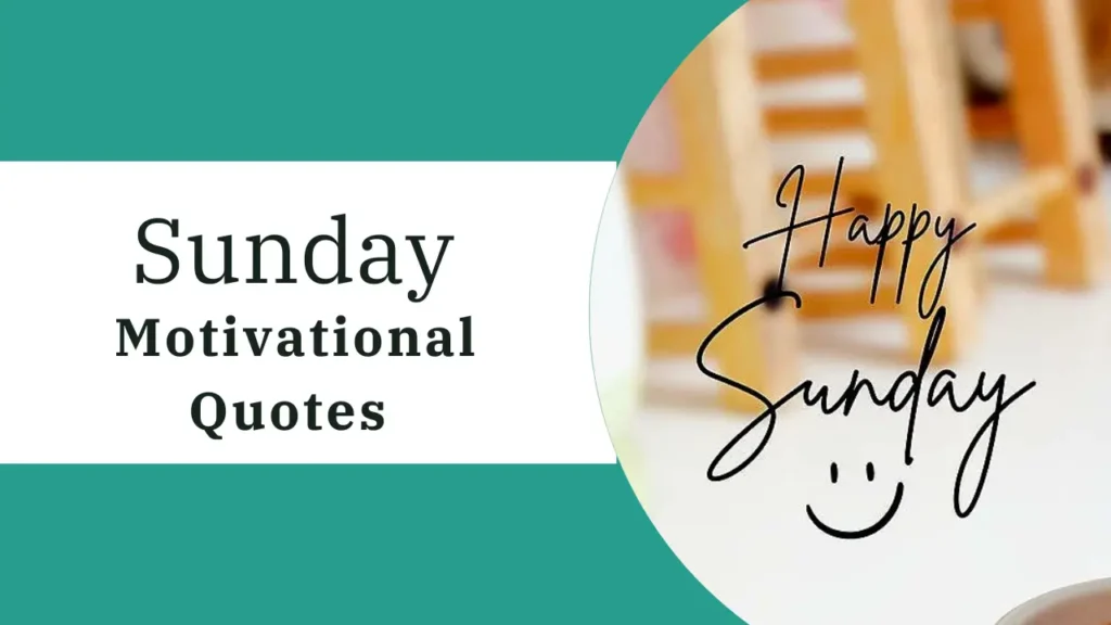 sunday motivational quotes