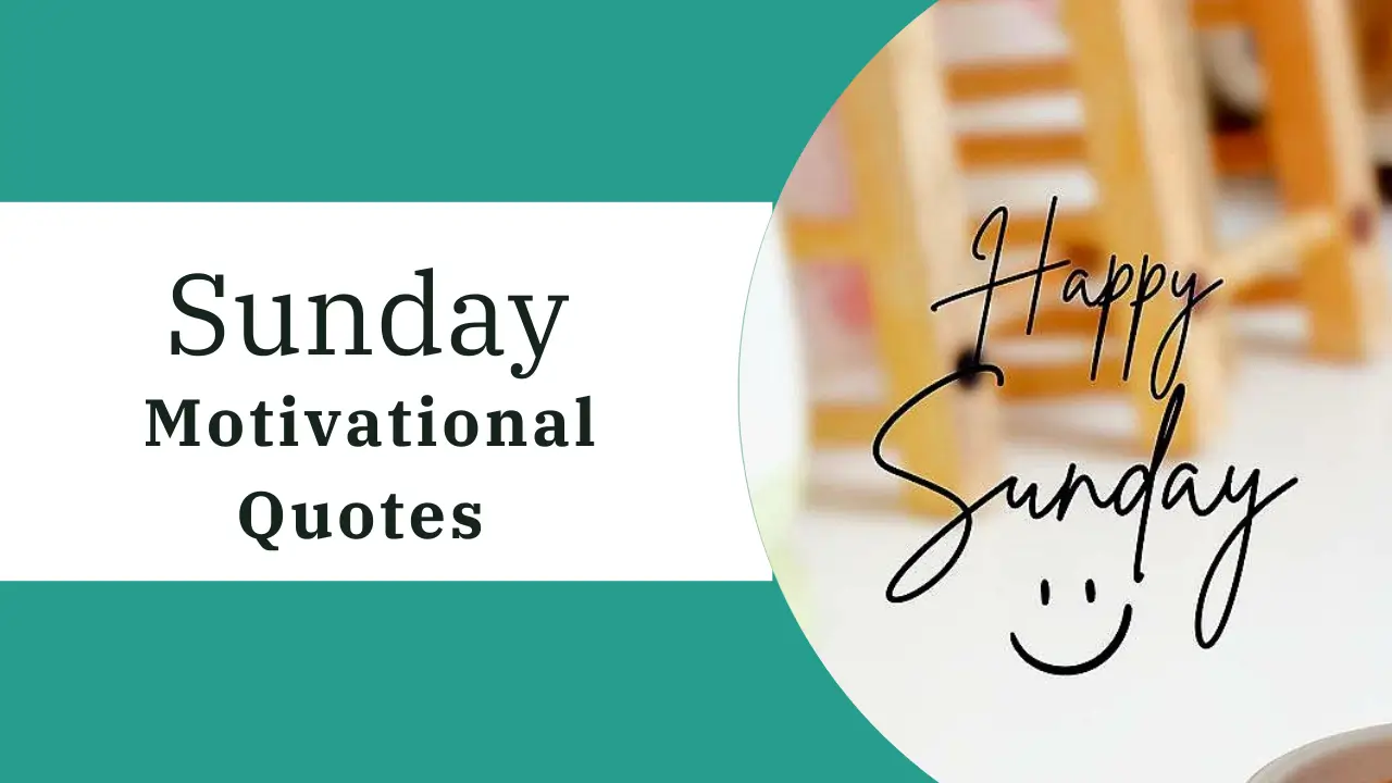 sunday motivational quotes