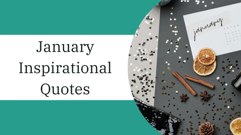 January inspirational quotes