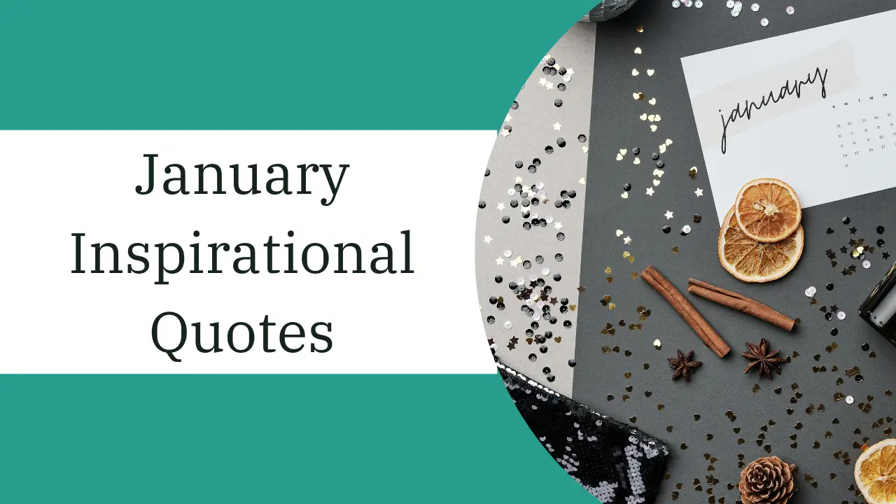 January inspirational quotes