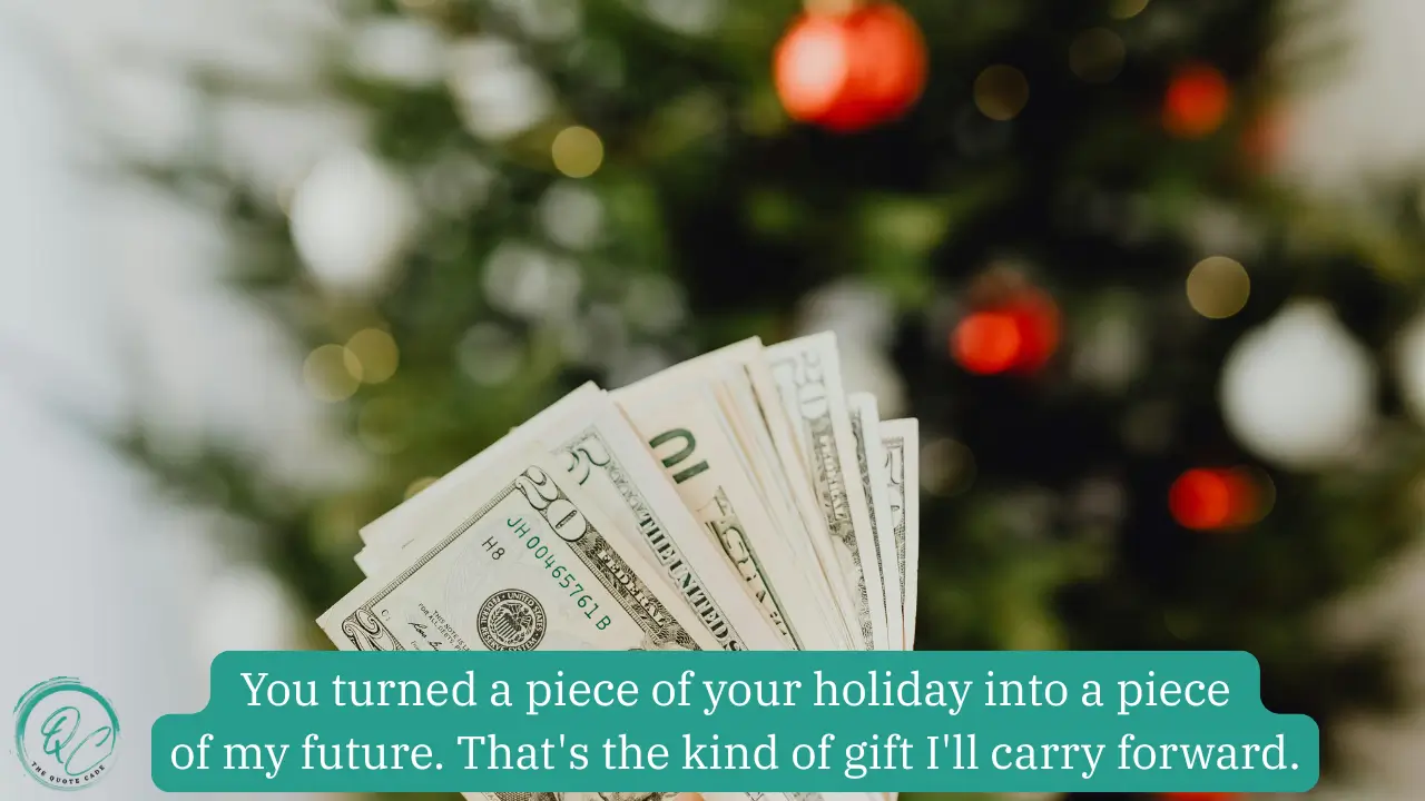 Best Ways to Thank Someone for Christmas Money