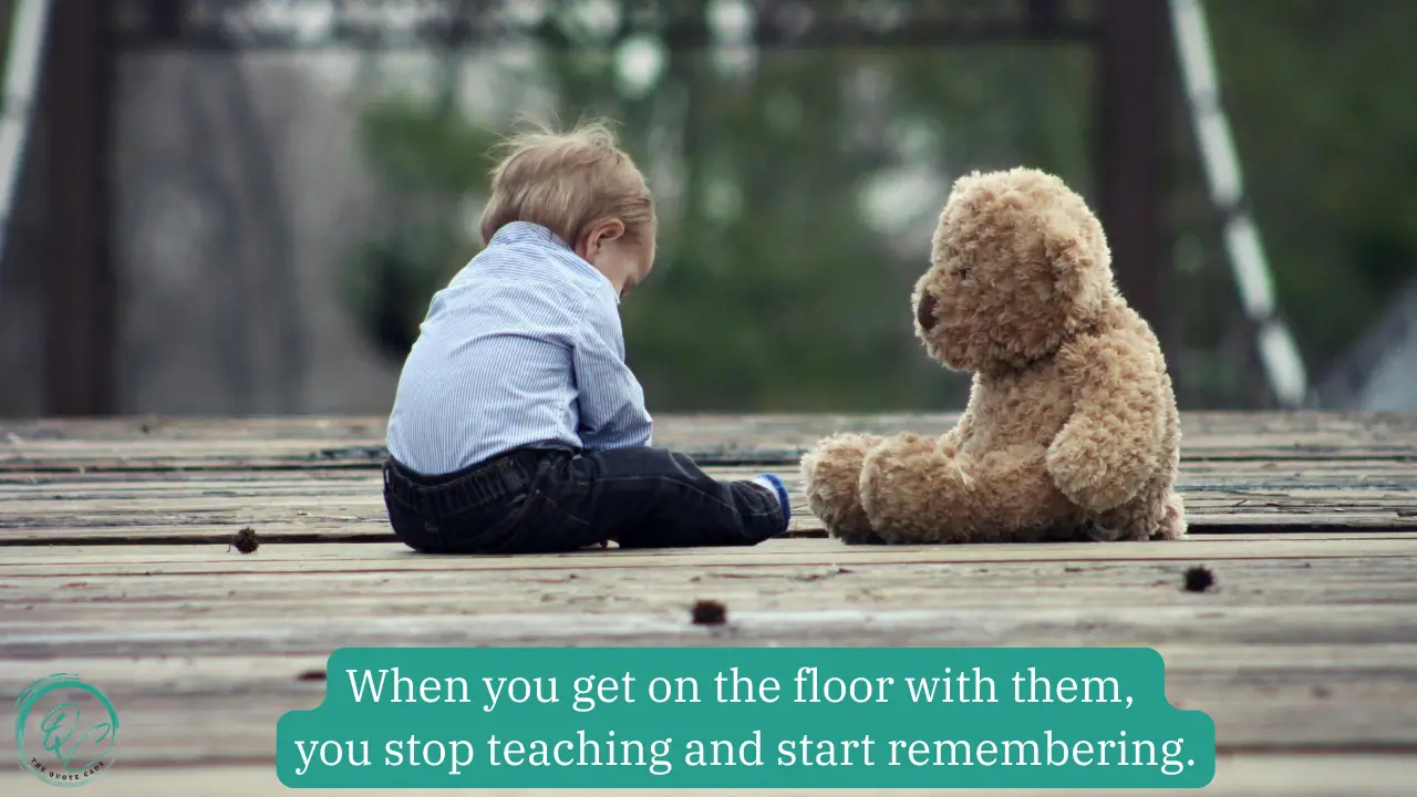 Playing with Baby Quotes Short