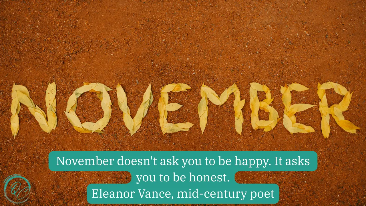 Famous Quotes About November
