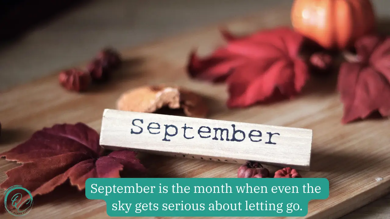 Famous Quotes About September