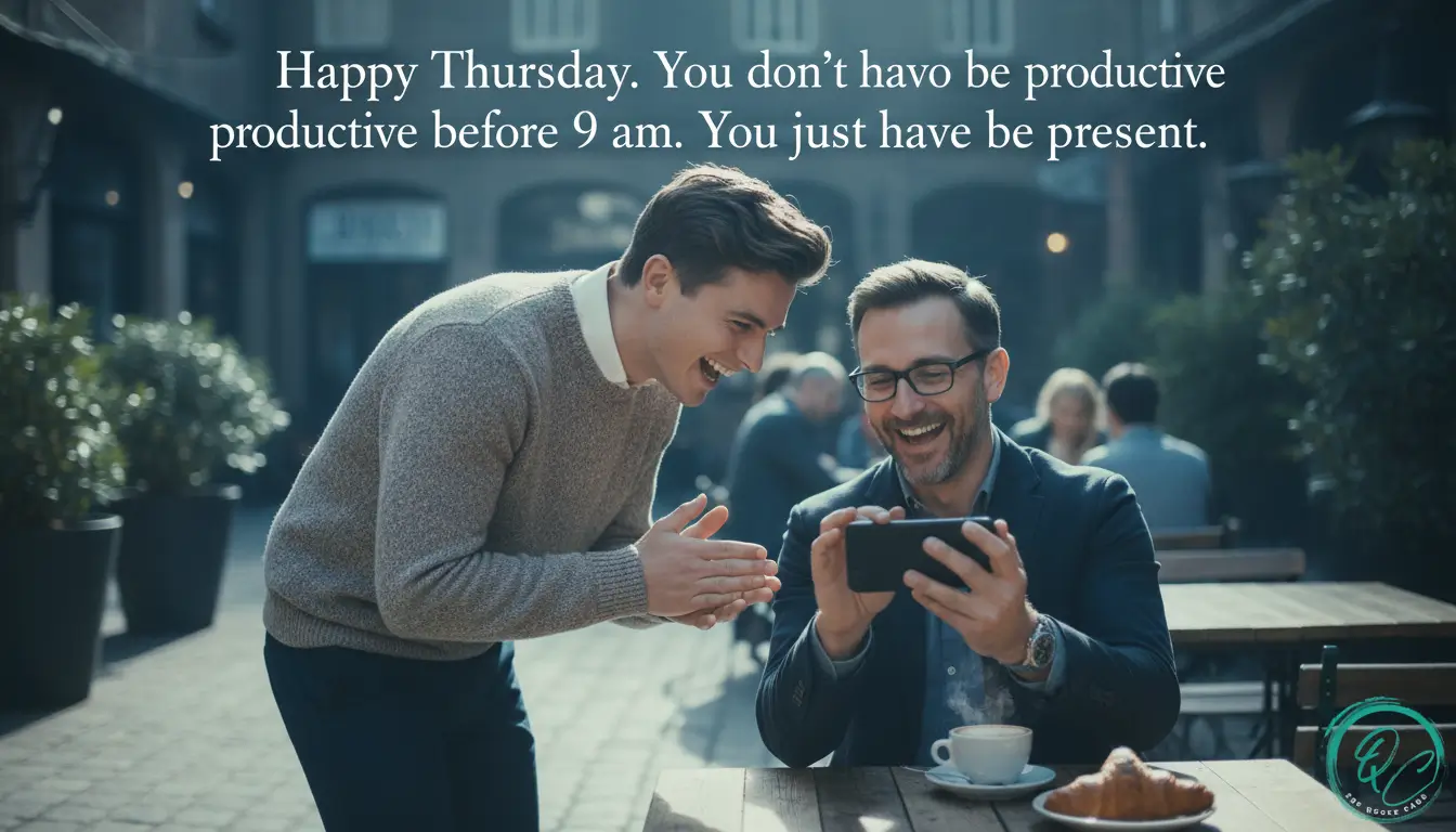 Good Morning, Happy Thursday Text Message