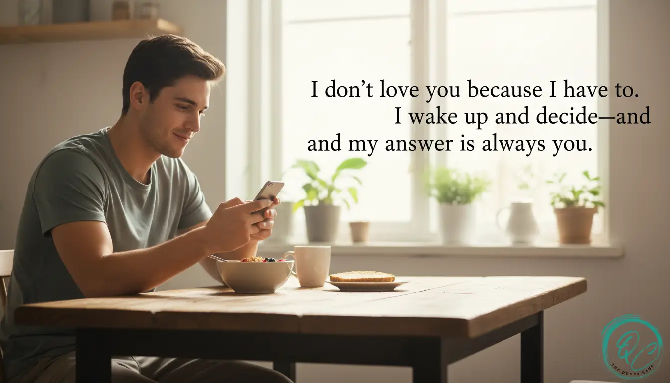 “I Choose You Every Day” Paragraphs