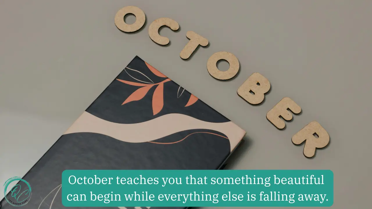 Inspirational Quotes For October