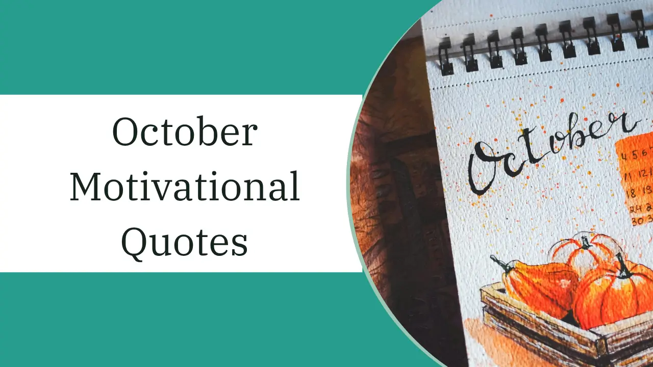 October motivational quotes