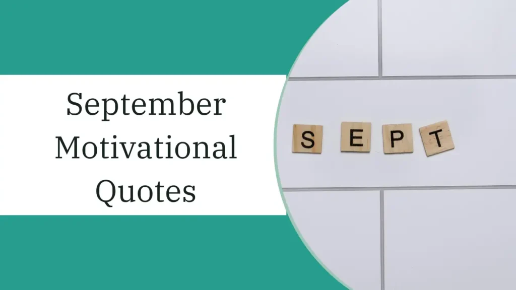 September motivational quotes