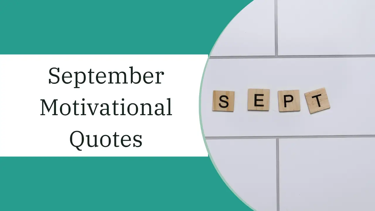 September motivational quotes