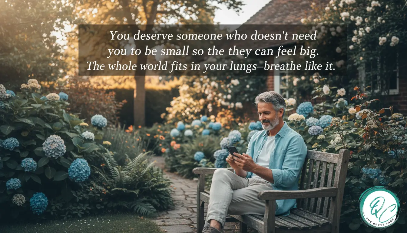 “You Deserve the Whole World” Paragraphs