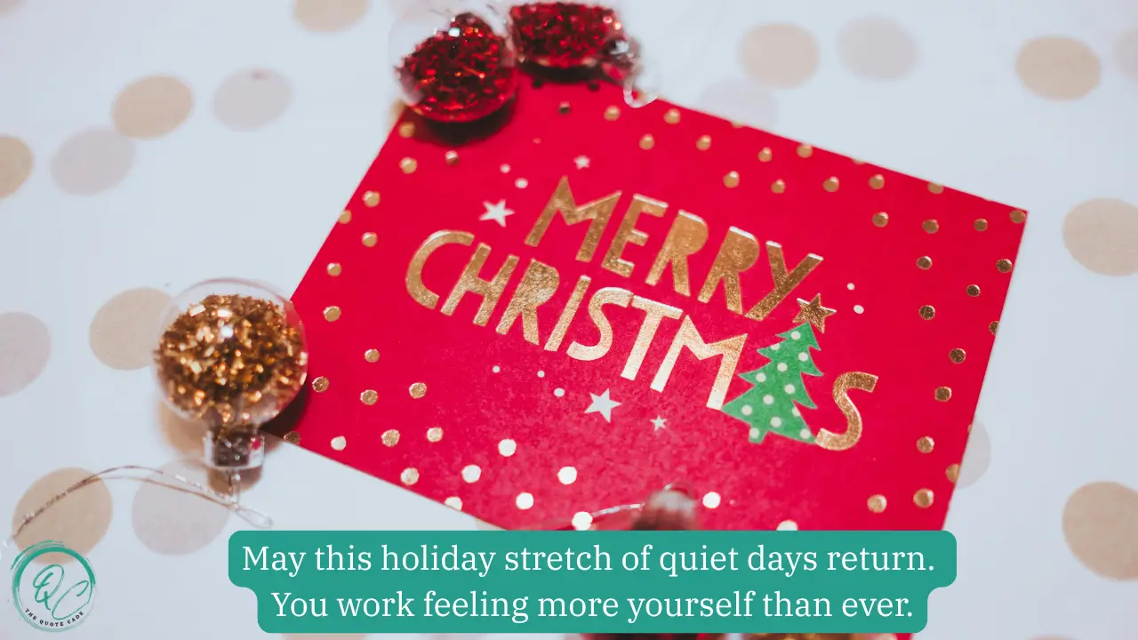 Holiday-Related Christmas Greetings to Your Boss